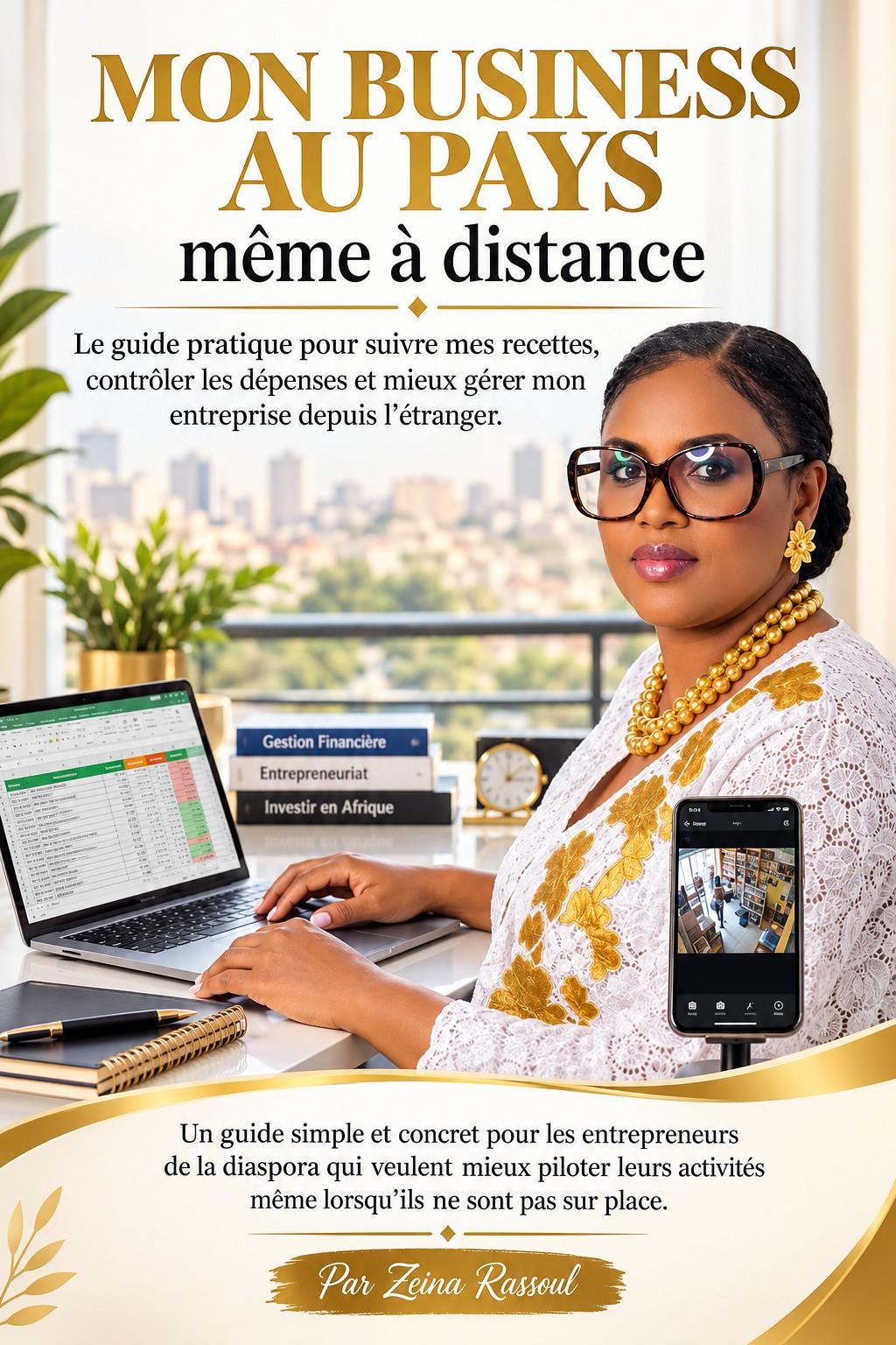 Couverture de l’e-book « Mon business au pays, même à distance » par Zeina Rassoul